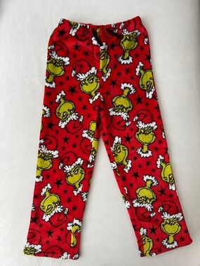 Komar Kids Red Grinch Fleece Pajama Pants